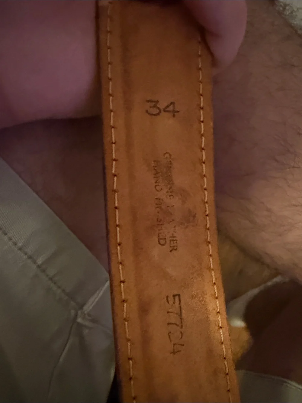 Brown acorn belt
